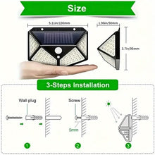 Load image into Gallery viewer, 100-LED Solar Rechargeable Outdoor Light