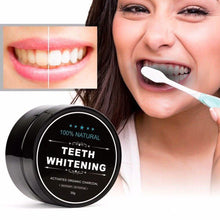 Load image into Gallery viewer, 100% Natural Charcoal Teeth Whitening Powder