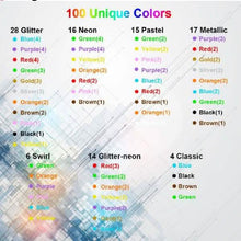 Load image into Gallery viewer, 100-Pack: Colored Gel Pens Set