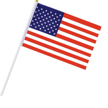 Load image into Gallery viewer, 100-Pack: Handheld Small Miniature American Flag