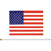 Load image into Gallery viewer, 100-Pack: Handheld Small Miniature American Flag