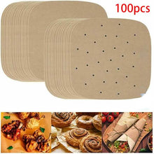 Load image into Gallery viewer, 100-Piece: Air Fryer Parchment Paper