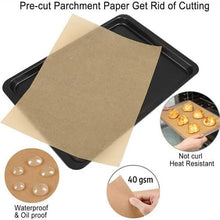 Load image into Gallery viewer, 100-Piece: Parchment Baking Paper Disposable Mats