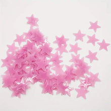 Load image into Gallery viewer, 100-Pieces: Luminous Glow in the Dark Star Wall Stickers