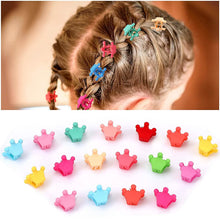 Load image into Gallery viewer, 100-Pieces: Non-Slip Colorful Mini Hair Claw Clips Clamps Accessories