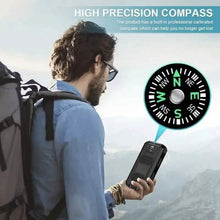 Load image into Gallery viewer, 10000mAh Solar Power Bank with Flashlight