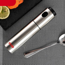 Load image into Gallery viewer, 100ML Stainless Steel Olive Oil Sprayer Spray Bottle Spray Kitchen Cooking Oil Spray BBQ Oil Spray Bottle Oil Sprayer for Cooking Air Fryer Stainless Steel Olive Oil Sprayer Mister 100ML Portable Olive Oil Spray Bottle for BBQ