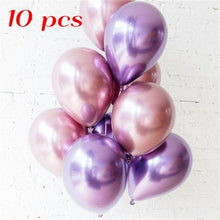 Load image into Gallery viewer, 10/20 Star Metallic Confetti Latex Transparent 12inch Balloons For Baby Shower Birthday Party Wedding Decoration
