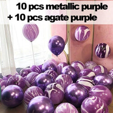 Load image into Gallery viewer, 10/20 Star Metallic Confetti Latex Transparent 12inch Balloons For Baby Shower Birthday Party Wedding Decoration