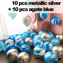 Load image into Gallery viewer, 10/20 Star Metallic Confetti Latex Transparent 12inch Balloons For Baby Shower Birthday Party Wedding Decoration