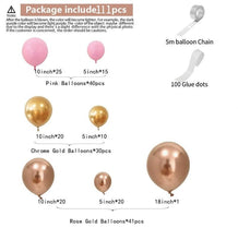 Load image into Gallery viewer, 104pcs Navy Blue And Gold White Balloon Garland Arch Kit For Wedding Birthday Party Baby Shower Girl Bridal Shower Birthday Party Decorations