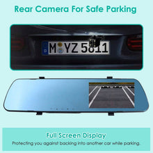 Load image into Gallery viewer, 1080P Car DVR 4.3inches Dash Cam with 140° Angle Loop Recording