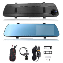 Load image into Gallery viewer, 1080P Car DVR 4.3inches Dash Cam with 140° Angle Loop Recording