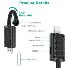 Load image into Gallery viewer, 1080P HD Mini USB IP Camera Motion Detection