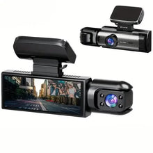 Load image into Gallery viewer, 1080P High-Definition Dual Camera Dash Cam for Cars 3.16 Inch IPS Screen GPS and Lane Departure Warning