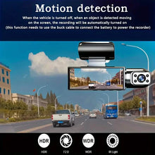 Load image into Gallery viewer, 1080P High-Definition Dual Camera Dash Cam for Cars 3.16 Inch IPS Screen GPS and Lane Departure Warning