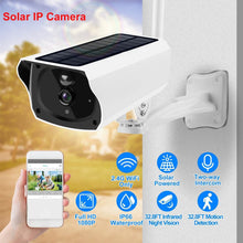 Load image into Gallery viewer, 1080P Solar Powered Wifi IP Camera