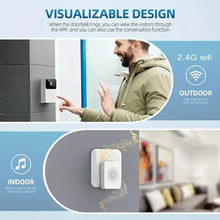 Load image into Gallery viewer, 1080P WiFi Smart Video Doorbell with HD Night Vision, Two-Way Audio with App Control