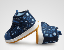 Load image into Gallery viewer, Blue Modern Fast Running Cotton Shoes For Baby Boys And Girls Lightweight Shoe