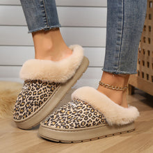 Load image into Gallery viewer, Women Fur Slippers Winter Warm Shoes Suede Plush House Indoor Outdoor Men Couples Cotton Cozy Comfy Faux Fur Slip-On Women House Shoes Memory Foam Suede Fluffy Comfort Plush Anti-Slip Slippers