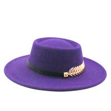 Load image into Gallery viewer, Autumn Winter Women Men Vintage Fedora Women's Foldable Short Brim Floppy Hat Gentleman Elegant Warm Hats Lady Party Luxury Caps Classic Summer Beach Sun Hat