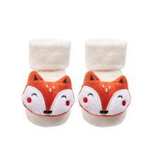 Load image into Gallery viewer, Baby Socks Christmas Anti Slip Short Socks for Baby Newborn Winter Warm Infant Cartoon Girls Boys