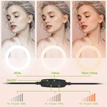 Load image into Gallery viewer, 10in 120 LEDs Selfie Ring Light