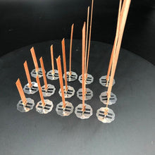 Load image into Gallery viewer, 10pc 6-13cm Wooden Candles Wick With Sustainer Tab Candle Wick Core For DIY Candle Handmade Wooden Wick Soy Parffin Wax Wick DIY Candle Making
