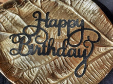 Load image into Gallery viewer, 10pcs Glitter Happy Birthday Cake Topper Happy Birthday Cake Topper Happy Birthday Cupcake Topper Glitter Gold Decoration Bling Sparkle Decoration Sign Happy Birthday Cake Topper Girl Birthday Dessert Decor