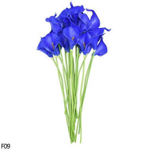 Load image into Gallery viewer, 10Pcs High Quality Real Touch Calla Lily Artificial Flowers Bouquet For Wedding Bridal Home Kitchen Table Flower Decoration Home Decor