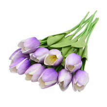 Load image into Gallery viewer, 10Pcs High Quality Real Touch Calla Lily Artificial Flowers Bouquet For Wedding Bridal Home Kitchen Table Flower Decoration Home Decor