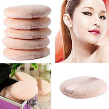 Load image into Gallery viewer, 10pcs Professional Round Shape Face Body Powder Portable Soft Cosmetic Puff Makeup Sponge and Makeup Puff For Liquid Foundation