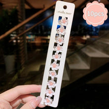 Load image into Gallery viewer, 10pcs Small Flower Buckle Hair Clips Hairpins for Women Girls Fashion Hair Styles Holder Hair Pins Claws Wedding Hair Accessories for Brides and Bridesmaids