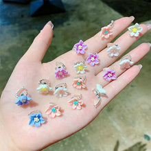 Load image into Gallery viewer, 10pcs Small Flower Buckle Hair Clips Hairpins for Women Girls Fashion Hair Styles Holder Hair Pins Claws Wedding Hair Accessories for Brides and Bridesmaids