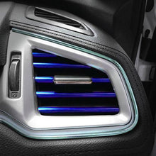 Load image into Gallery viewer, 10Pcs/set Universal Car Air Conditioner Vent Outlet Trim Strip Decoration U Shape Moulding Trim Strip Line Car Shiny Accessories Car Air Conditioner Outlet Decorative U Shape Moulding Trim Strips Decor Car Styling Accessories
