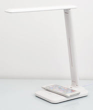 Load image into Gallery viewer, 10W LED Desk Lamp with phone Wireless Charger, USB Charging Port, Dimmable Eye-Caring Office Lamp for Work, Folding Design Decorative Table Lamp Cute Study Lamps for Bedroom Décor