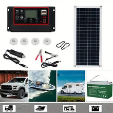 Load image into Gallery viewer, 10W Solar Panel 18V Solar Cell 60A&100A Controller Solar Panels