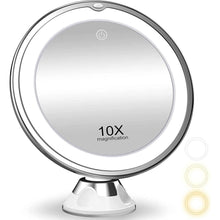 Load image into Gallery viewer, 10X Magnifying Makeup Mirror with Lights