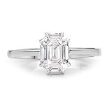 Load image into Gallery viewer, 0.48 Carat Genuine White Diamond 18K White Gold Ring