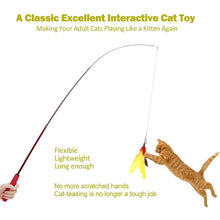 Load image into Gallery viewer, 11-Pack: Interactive Cat Toy Wand