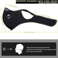 Load image into Gallery viewer, 11-Piece Set: Breathable Bacteria-Proof Sport Face Mask with Activated Carbon PM 2.5