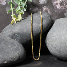Load image into Gallery viewer, 18k Yellow Gold Classic Box Chain (1.40 mm)
