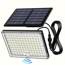 Load image into Gallery viewer, 113 LED Cool White Floodlights Solar Motion Sensor Lights