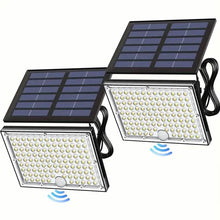 Load image into Gallery viewer, 113 LED Cool White Floodlights Solar Motion Sensor Lights