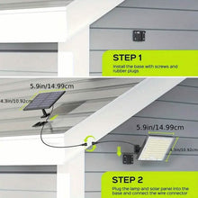 Load image into Gallery viewer, 113 LED Cool White Floodlights Solar Motion Sensor Lights