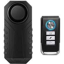 Load image into Gallery viewer, 113dB Wireless Vibration Motion Sensor Waterproof Bike Alarm with Remote