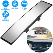 Load image into Gallery viewer, 11.4-Inch Interior Clip-On Curve Car Rearview Mirror