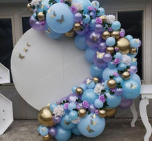 Load image into Gallery viewer, 116pcs Blue Purple Balloon Garland Arch Kit Balloons Birthday Party Decorations High Quality Balloon For Birthday Wedding Aniversary Party For Girl Birthday s