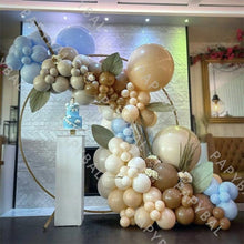 Load image into Gallery viewer, 117Pcs Blue Rose Gold Birthday Arch Garland Kit Double Layer Balloons Set For Wedding Charming Baby Shower Decoration Girl Birthday Ballons