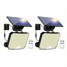 Load image into Gallery viewer, 118 LED Solar Motion Sensor Flood Lights with Remote Control